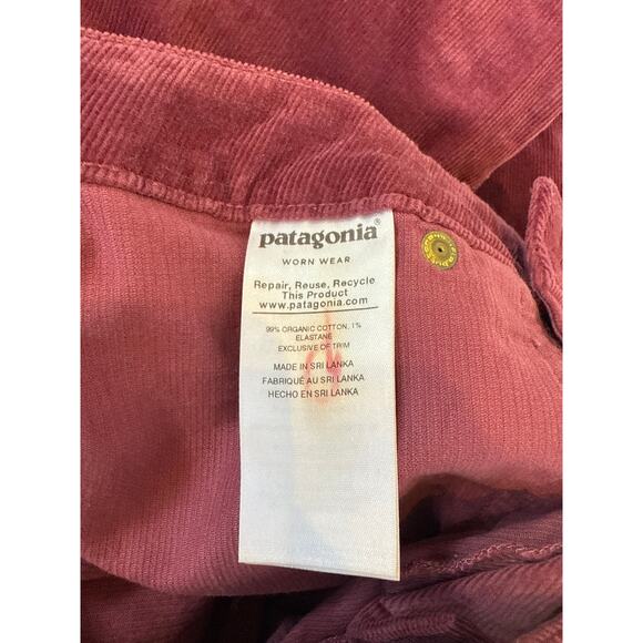 Patagonia Purple Fuschia Grand Pitch Corduroys EUC Sz 28 Pockets Organic Cotton - Picture 8 of 15